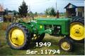 Todays featured picture is a 1949 John Deere MT