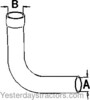 Oliver 1550 Radiator Hose, Upper