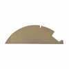John Deere 2355 Front Headliner Piece, Brindle Brown Vinyl with Plastic Back