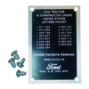 Ford 8N Plate