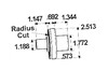 Massey Ferguson 390T Axle Pivot Pin
