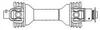 John Deere 1020 Driveline Assembly with Yokes
