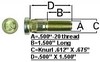 Ford 740 Front Wheel Stud Bolt
