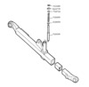 John Deere 1020 Telescoping Lift Pin