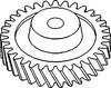 John Deere 1020 Oil Pump Drive Gear