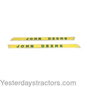John Deere 4020 Side Hood Emblems R2533