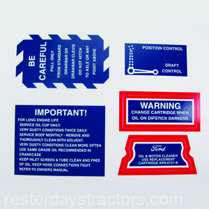 Ford 8N Decal Set FO1