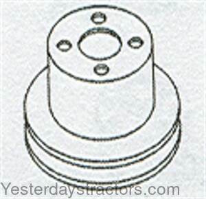 Oliver 77 Water Pump Pulley 102221A