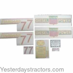 Oliver 77 Tractor Decal Set 102821