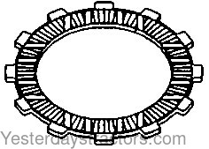 Minneapolis Moline M602 PTO Clutch Plate 10P1459