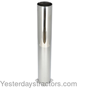 John Deere 730 Exhaust Chrome Straight Pipe R3550