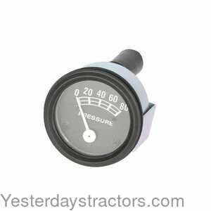 Ford 700 Oil Pressure Gauge Black Bezel 121629