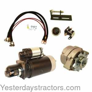 John Deere 3010 Alternator and Starter (Delco style) Conversion Kit - 24V to 12V 159702