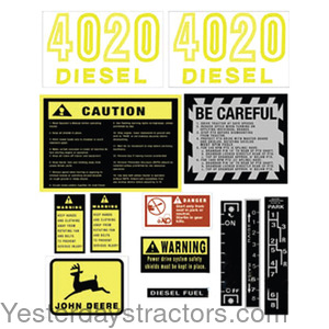 John Deere 4020 Decal Set R2610