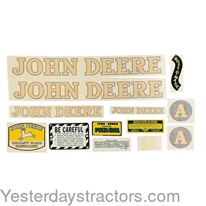 John Deere A Decal Set R1899