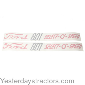 Ford 801 Decal Set FO801