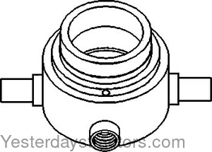 Oliver 1655 Clutch Bearing Carrier 303057364