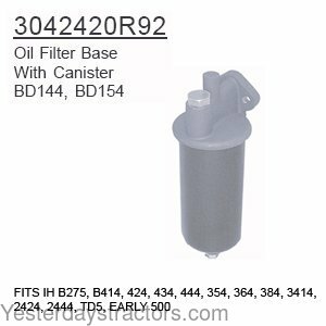 Farmall 444 Oil Filter Base 3042420R92