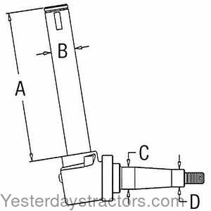 Allis Chalmers 180 Spindle - Left Hand and Right Hand 400094