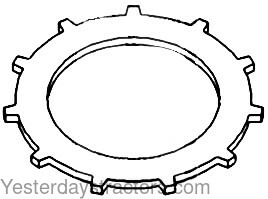 Massey Ferguson 255 PTO Clutch Plate 772813M1