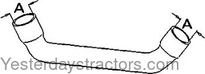 Ferguson TO35 Radiator Hose 826988M1