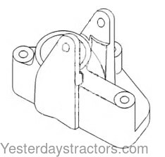 Massey Ferguson 255 Brake Lever Bracket 847705M2