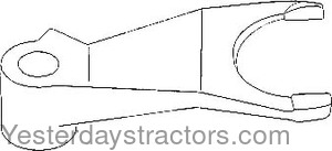 Massey Ferguson 150 Shift Fork 897065M2