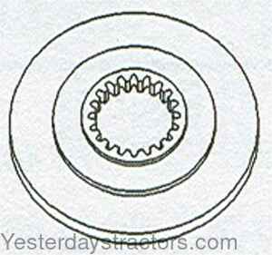 John Deere 720 Clutch Drive Disc A4355R