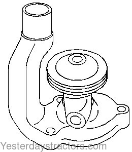 John Deere 530 Water Pump AB4951R