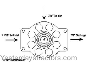 John Deere 3010 Hydraulic Pump AR56160-R