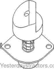John Deere 3020 Pull Arm Latch AR90082