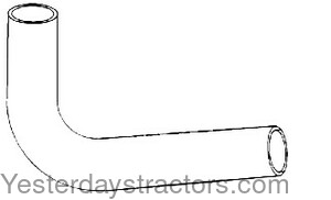 Ford 6700 Radiator Hose Upper D5NN8260C