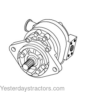Ford 445A Hydraulic Pump D8NN600DA