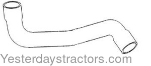 Ford 755 Radiator Hose Lower D8NN8286AA