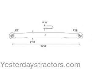 Ford 2000 Lower Link Lift Arm (CAT 1\2) E5NN555AA