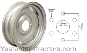 John Deere 1020 Front Rim FW55186