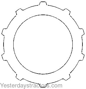 John Deere 1020 PTO Clutch Plate L33563