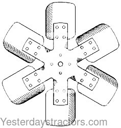Ford 4000 Fan Blade NCA8600B
