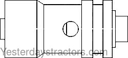 John Deere 3010 Hydraulic Pump Stroke Control Valve RE10712