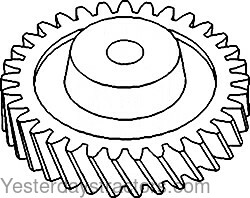 John Deere 1020 Oil Pump Drive Gear T20298