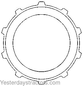 John Deere 1020 Clutch Plate T28665